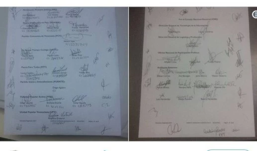 Actas de verificación postelectoral. Foto: @jorgerpsuv