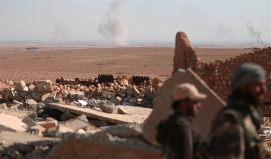 Fuerzas Democráticas Sirias en la ciudad siria de Al-Raqa. Foto: Intqernet