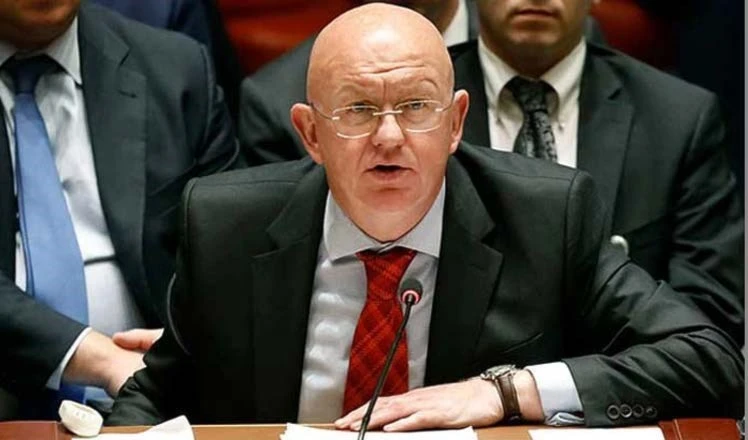 El embajador de Rusia ante la ONU, Vassily Nebenzia.