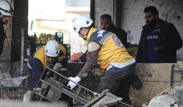 Atentado terrorista en mercado de Afrin deja cinco civiles muertos y unas resultaron heridas. Atentado terrorista en mercado de Afrin deja cinco civiles muertos y unas resultaron heridas.