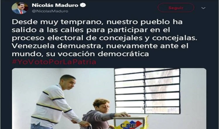 Este domingo el pueblo venezolano salió a las calles para participar en el proceso electoral de concejales. 