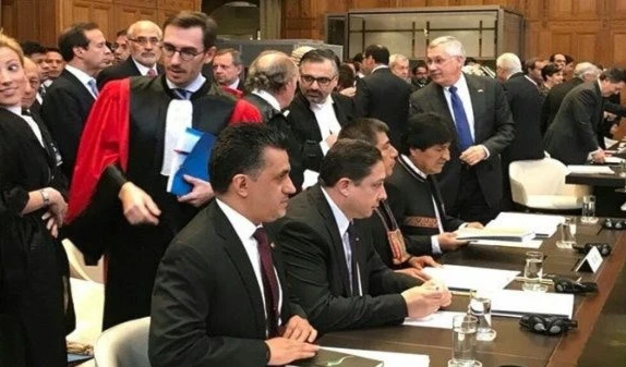 La delegación boliviana se presenta ante La Haya para la última jornada de alegatos orales por la demanda de su reivindicación marítima.