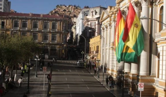 Sede de la Cancillería boliviana.