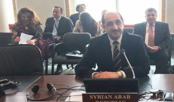 El representante permanente de Siria ante la Organización para la Prohibición de Armas Químicas (OPAQ), Bassam Sabbagh.