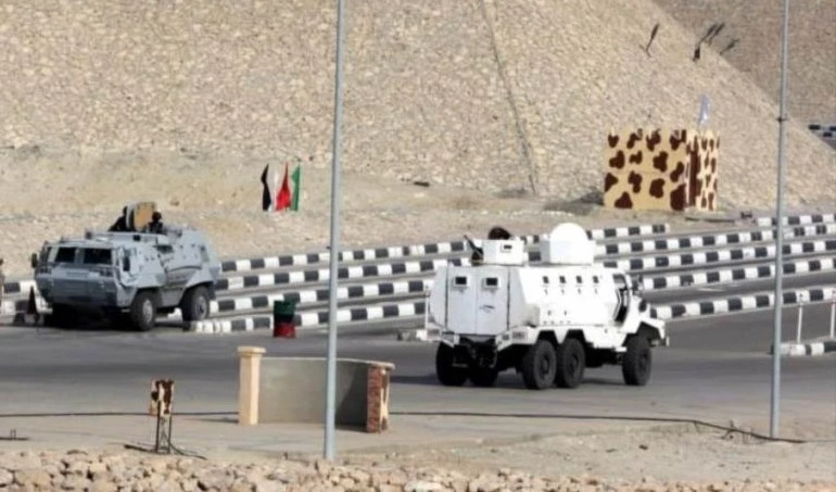 Operativo de seguridad egipcio en Sinaí, Egipto.