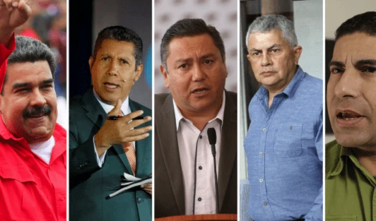 Los candidatos en Venezuela