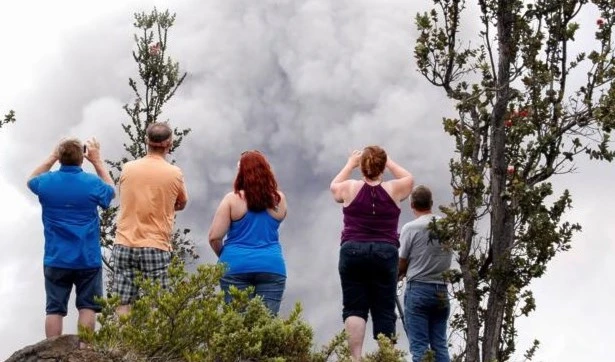 Erupción de volcán Kilauea en Hawaii