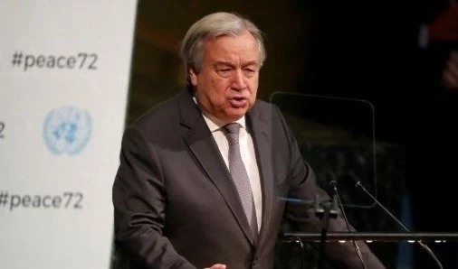 El secretario general de la Organización de Naciones Unidas (ONU), Antonio Guterres.