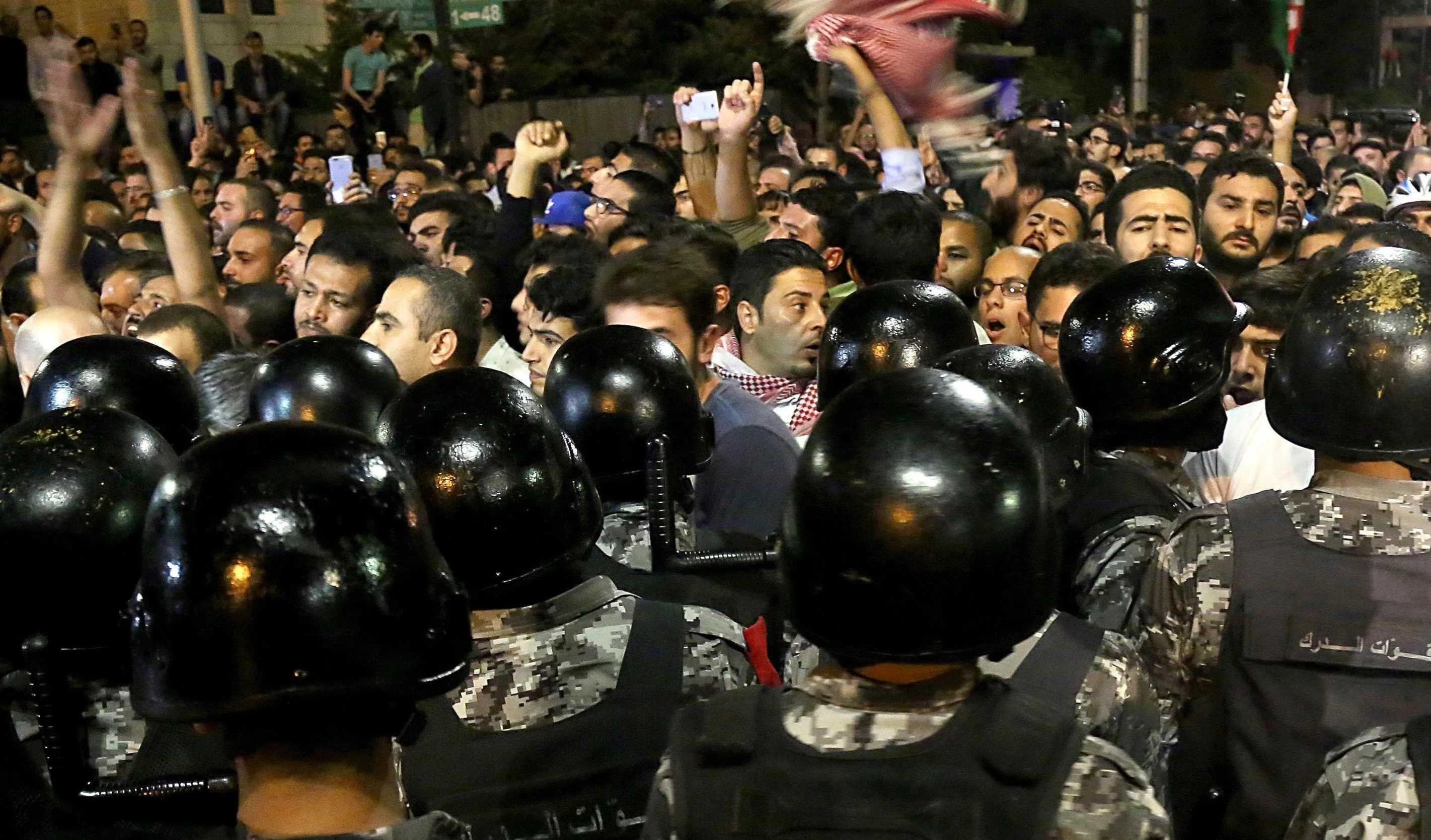 Varias personas fueron detenidas en el transcurso de la marcha. Foto: AFP 