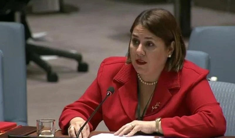 La delegada permanente de Cuba en las Naciones Unidas, Ana Silvia Rodríguez.