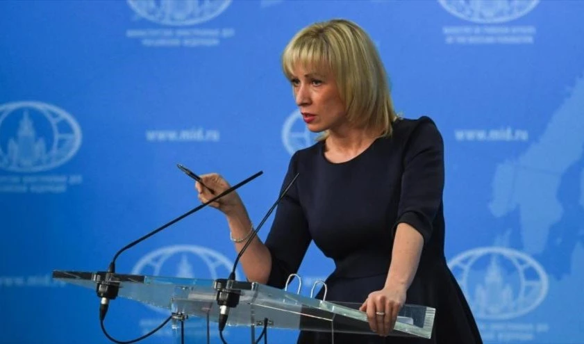 La portavoz del Ministerio de Asuntos Exteriores de Rusia, Maria Zajarova.