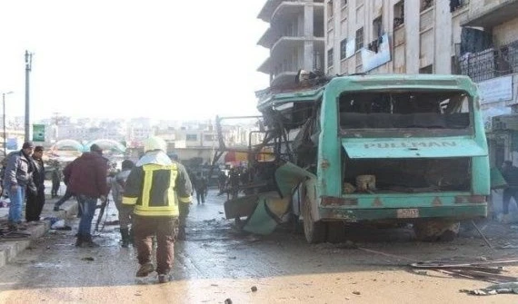 Atentado terrorista en la localidad siria de Afrin.