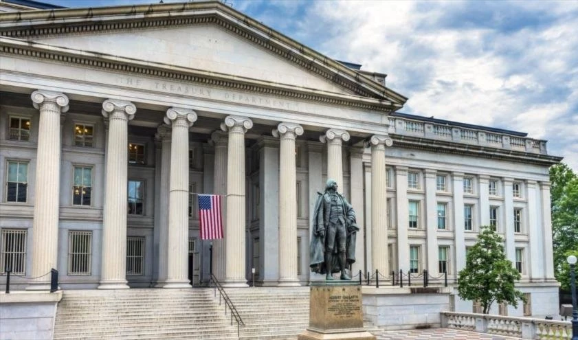  Departamento del Tesoro de EE.UU. en Washington D.C.