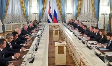 Presidente de Cuba en Rusia