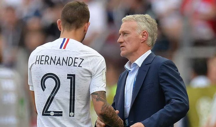 Deschamps aclara frase sobre Lucas Hernández y jugar con una pierna