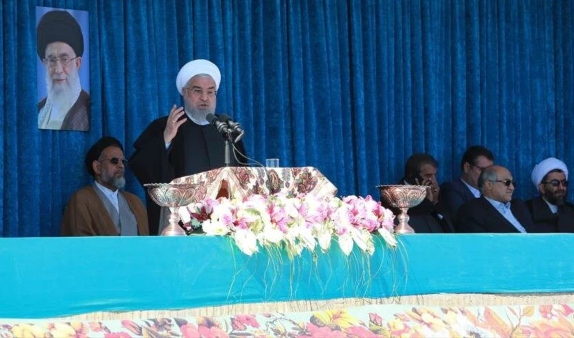 Irán nunca cederá ante presión de los enemigos, afirma Rouhani. Irán nunca cederá ante presión de los enemigos, afirma Rouhani.