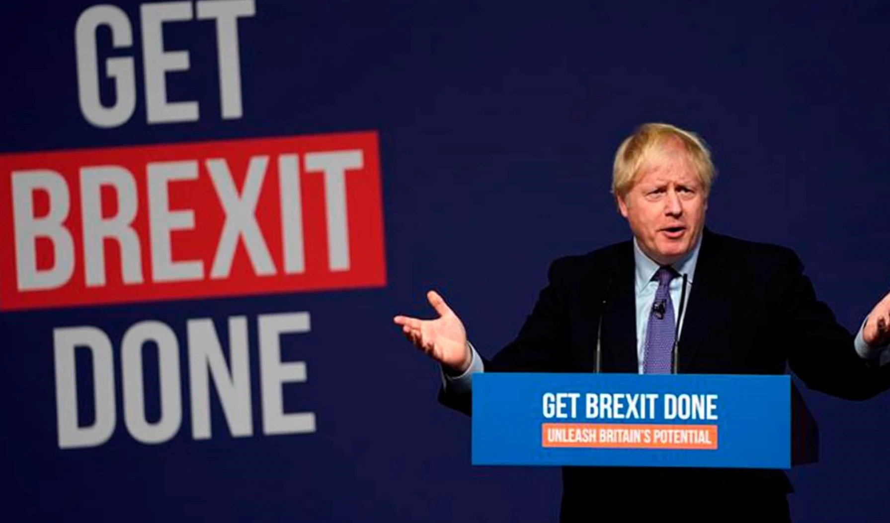 Boris Johnson revela programa electoral y enfatiza prioridad del Brexit. Boris Johnson revela programa electoral y enfatiza prioridad del Brexit.