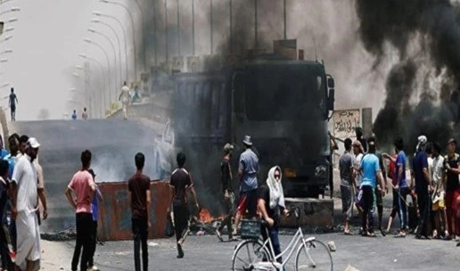 Violentas manifestaciones en varias zonas de Irak.