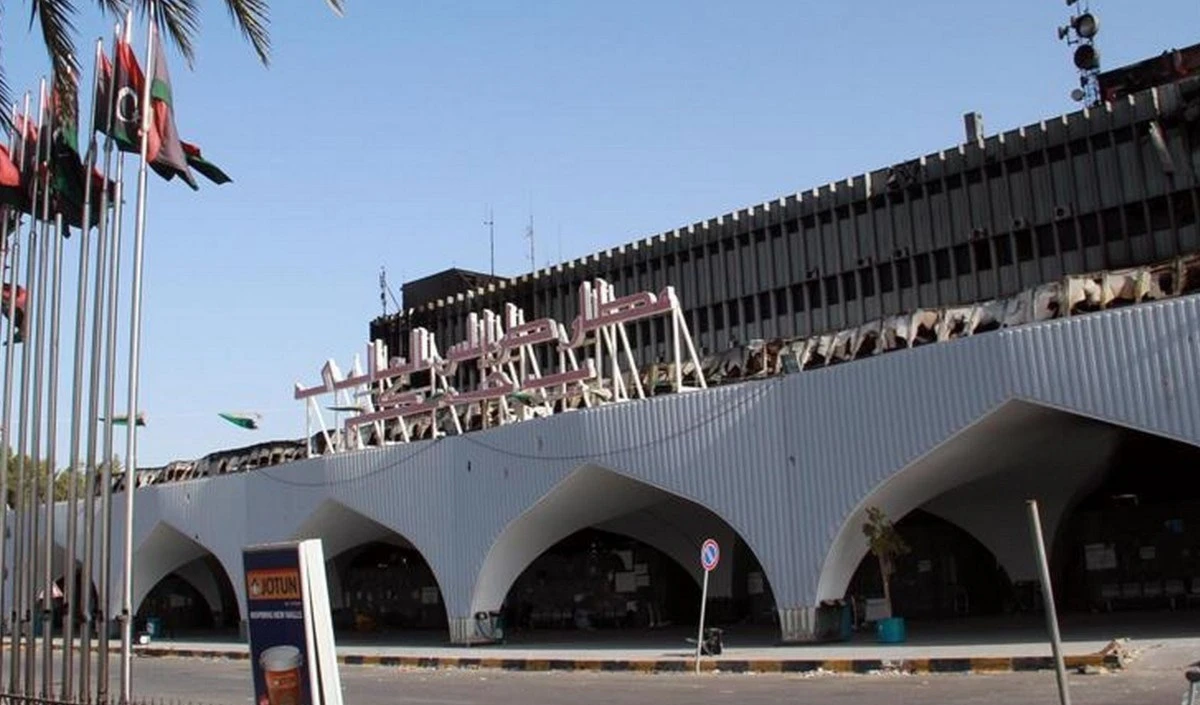 Aeropuerto internacional de Mitiga en Libia.