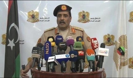 Erdogan quiere convertir a Libia en una base para terroristas, afirma vocero del Ejército.