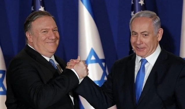 Netanyahu felicita a Pompeo por la agresión estadounidense en Irak. Netanyahu felicita a Pompeo por la agresión estadounidense en Irak.