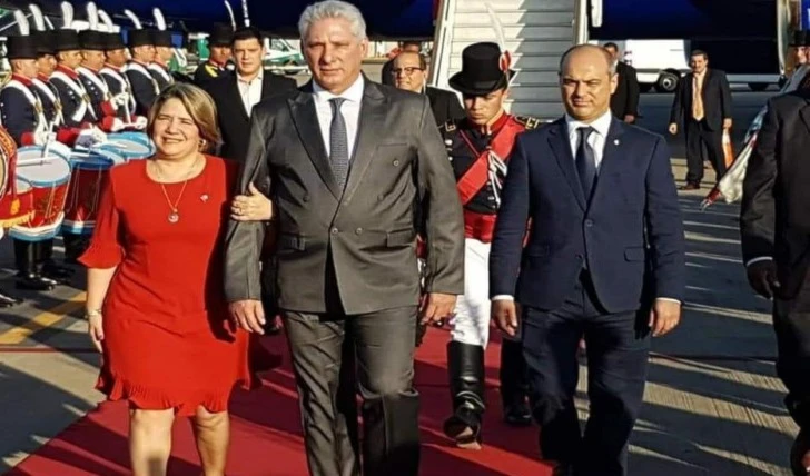 Presidente de Cuba en Argentina para asunción de Alberto Fernández