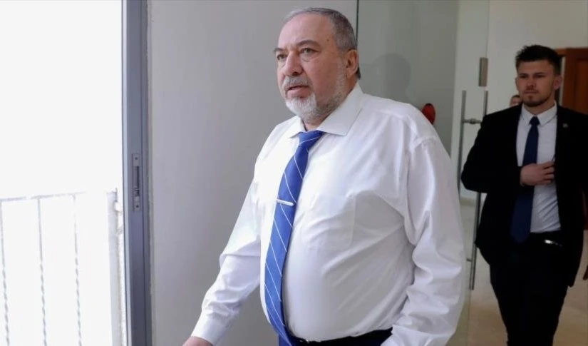 El exministro de asuntos militares de Israel Avigdor Lieberman.