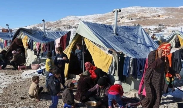 Refugiados sirios en El Líbano. Refugiados sirios en El Líbano.
