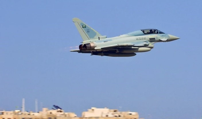 Caza de la coalición saudita durante su incursión sobre Yemen.