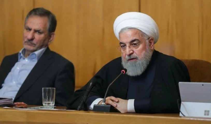 Rouhani: EE.UU. está enfadado con la nación iraní por sus 40 años de resistencia. Rouhani: EE.UU. está enfadado con la nación iraní por sus 40 años de resistencia.