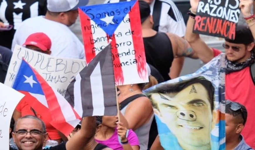Puerto Rico vive históricas protestas.