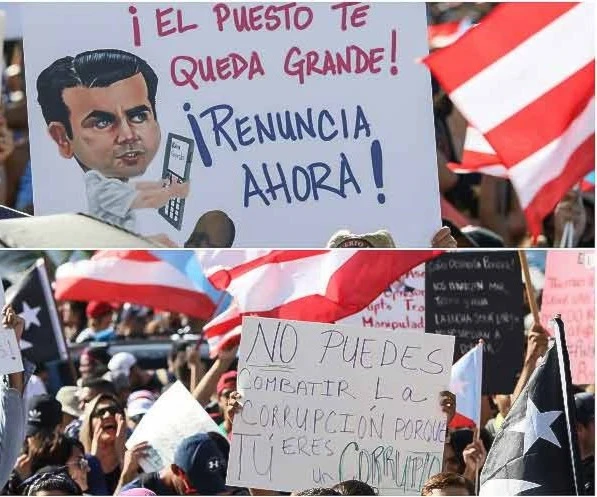 Más de dos semanas de protestas llevaron a la renuncia del gobernador de Puerto Rico.