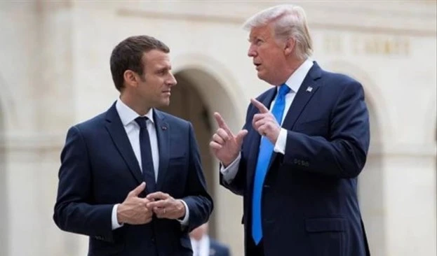 Trump y Macron conversan telefónicamente sobre el acuerdo nuclear iraní.