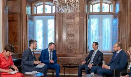 Al-Assad: Siria está presenciando cambios positivos. Al-Assad: Siria está presenciando cambios positivos.