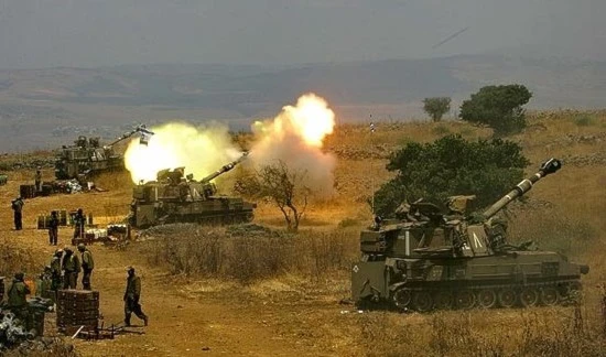 Artillería israelí