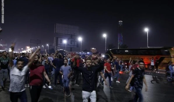 Manifestaciones en Egipto contra las políticas gubernamentales y la corrupción.