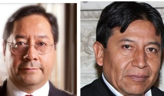 Luis Arce - David Choquehuanca, fórmula del MAS para elecciones en Bolivia  