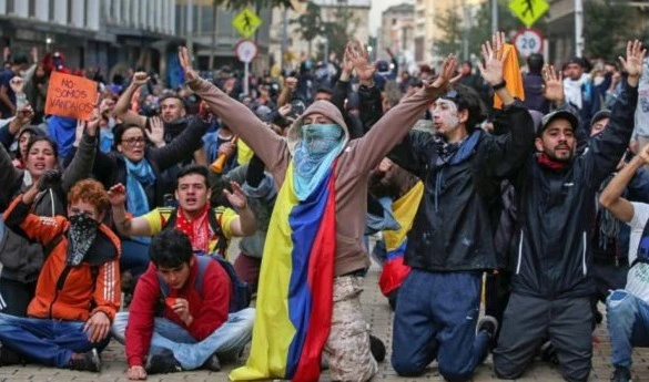 Vuelven las protestas contra Iván Duque en Colombia