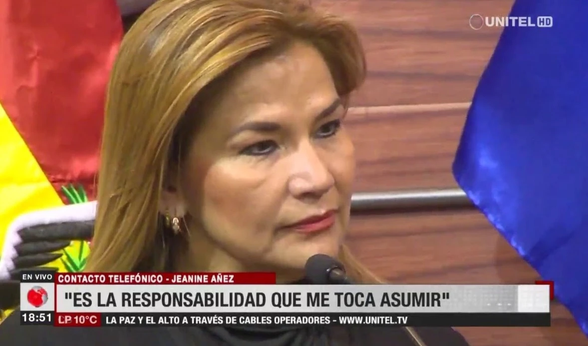 Jeanine Áñez quiere seguir en la presidencia de Bolivia