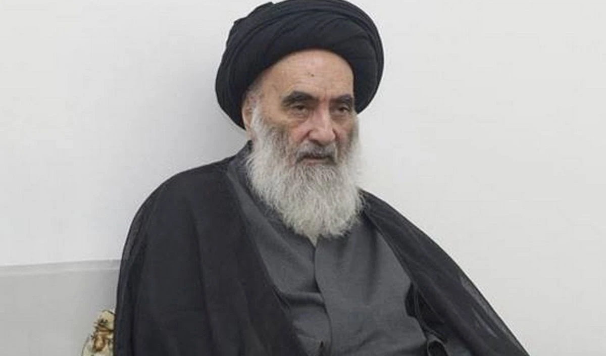Máxima autoridad religiosa, ayatollah Sayyed Ali Sistani.