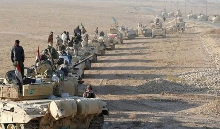 Fuerzas del Ejército iraquí.