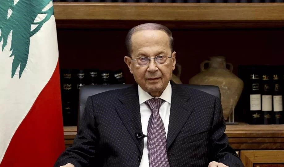El presidente libanés, Michel Aoun.