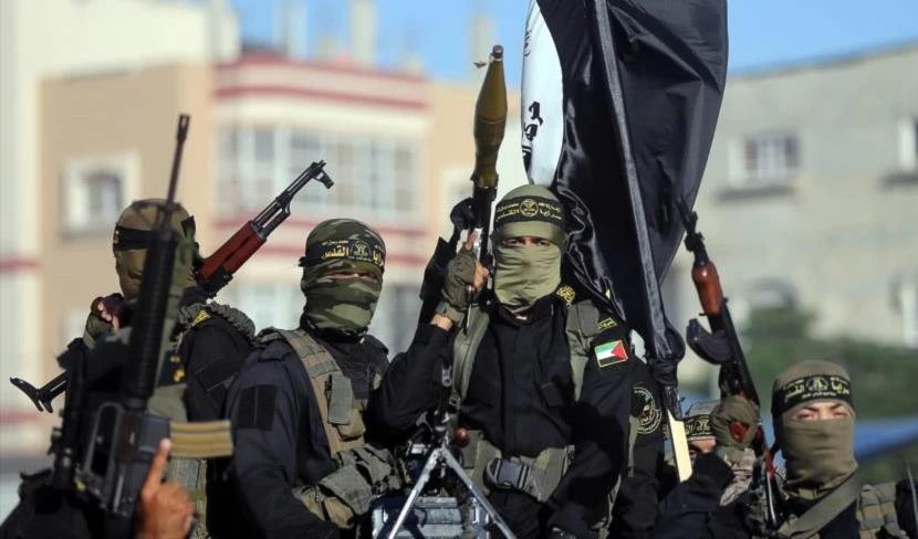 Combatientes de la Jihad Islámica Palestina.