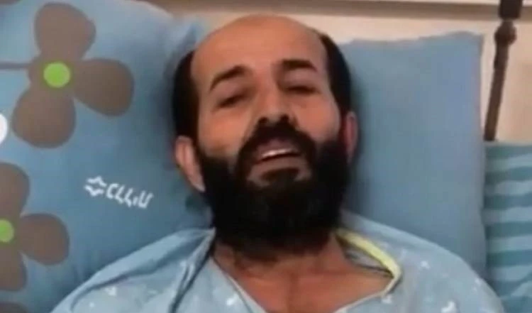 El prisionero palestino Maher Al-Akhras.