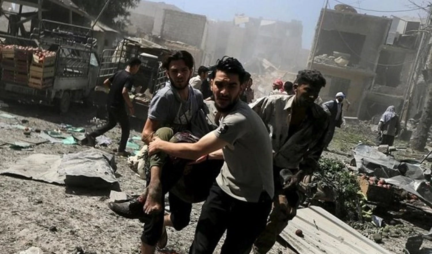 Atentado terrorista en Alepo.