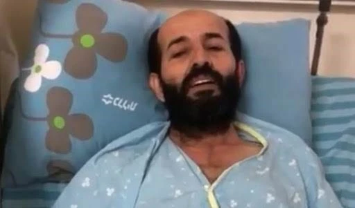 El prisionero palestino Maher Al-Akhras.