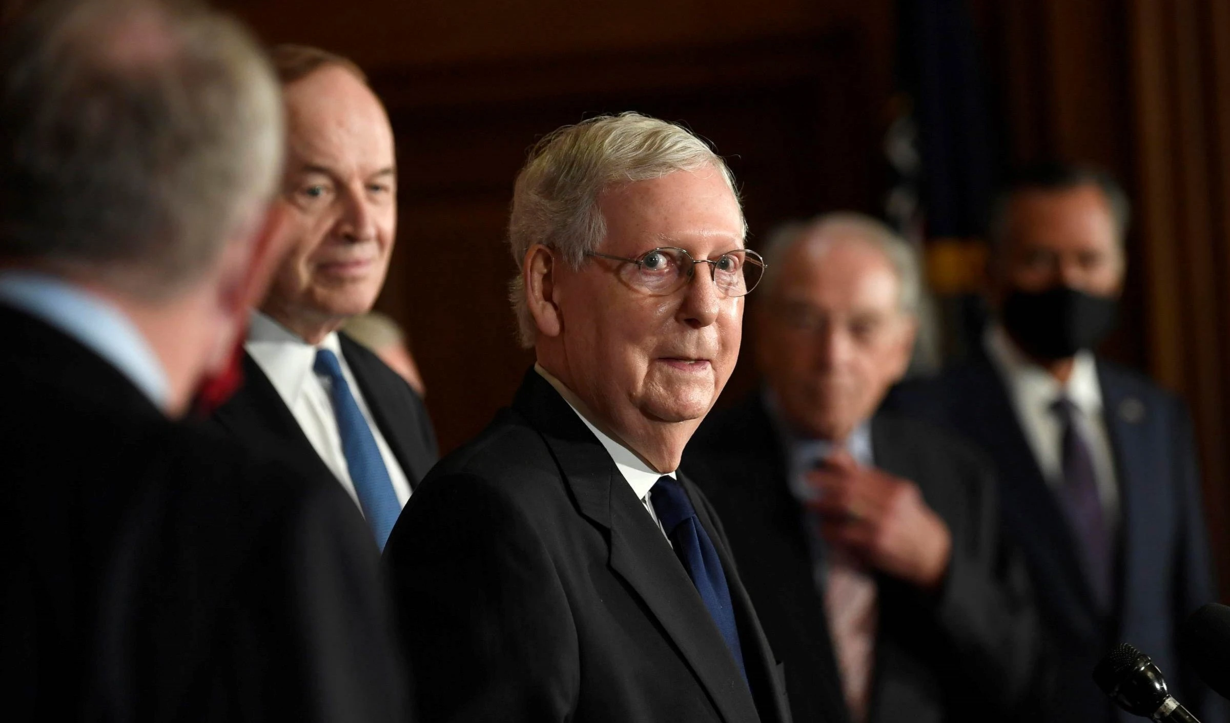 El líder de la mayoría en el Senado, Mitch McConnell
