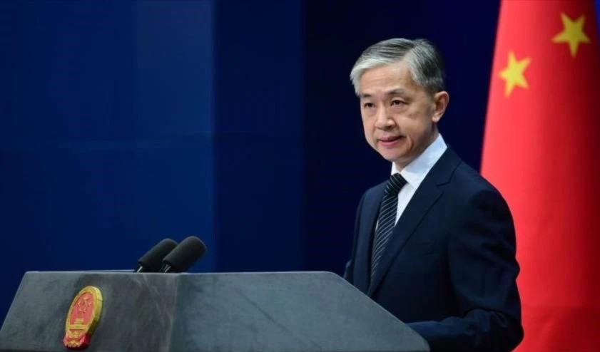 Wang Wenbin, portavoz del Ministerio de Relaciones Exteriores de China.