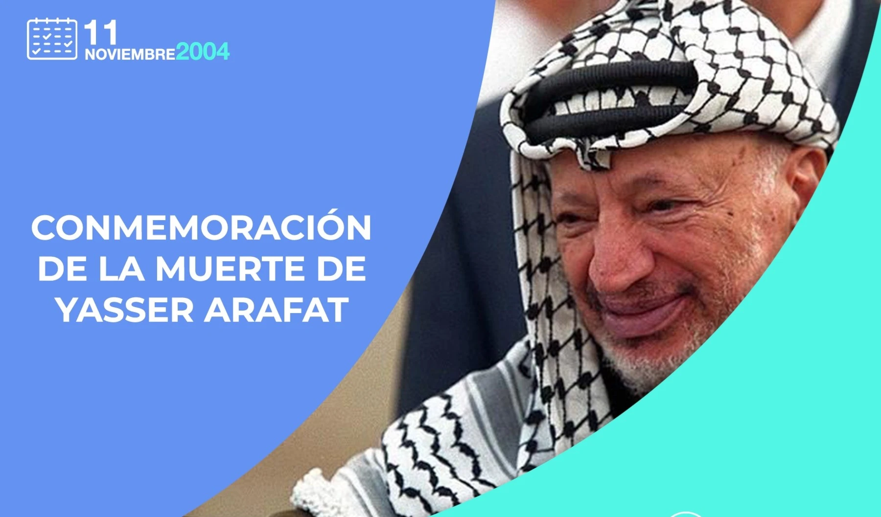 Conmemoración de la muerte de Yasser Arafat