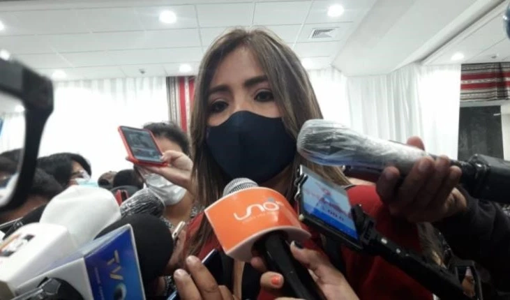 Gabriela Alcón, viceministra boliviana de Comunicación.
